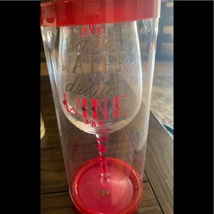🆑 4/$15 decorative wine glass🍷